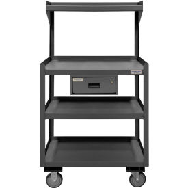 Durham Mfg. Mobile Shop Desk Drawer 4 Shelves 24