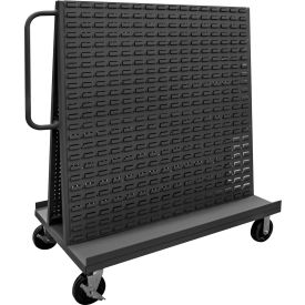 Durham Mfg.® A-Frame Truck with Pegboard & Louvered Panel 54-1/2