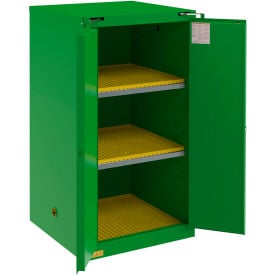 Durham Mfg. Pesticide Storage Cabinet Self Close 60 Gallon Cap. 34-1/4