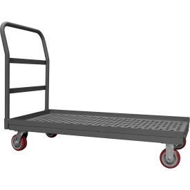 Durham Mfg® Platform Truck w/ PU Casters Steel 1400 lb. Cap. 51-5/8