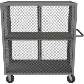 Durham Mfg® Mesh Truck w/ 1 Adjustable Shelf Steel 2000 lb. Cap 54-1/2