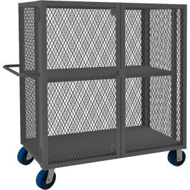 Durham Mfg.® Security Mesh Truck with 2 Shelves 66-1/2
