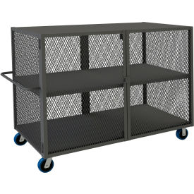 Durham Mfg® Mesh Truck w/ 1 Fixed Shelf Steel 2000 lb. Cap. 78-1/2