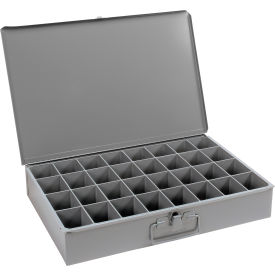 Durham Steel Scoop Compartment Box 107-95 - 32 Compartments 18 x 12 x 3 107-95 - Pkg Qty 4
