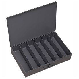 Durham Steel Scoop Compartment Box 117-95 - 6 Vertical Compartments 18 x 12 x 3 117-95 - Pkg Qty 4