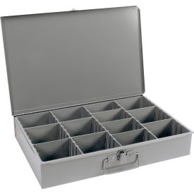 Durham Steel Scoop Compartment Box 119-95 - Adjustable Vertical Compartments 18 x 12 x 3 119-95 - Pkg Qty 4