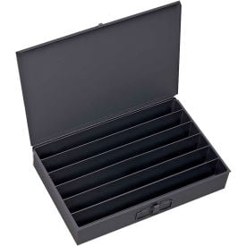 Durham Steel Scoop Compartment Box 125-95 - 6 Horizontal Compartments 18 x 12 x 3 125-95 - Pkg Qty 4