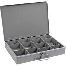 Durham Steel Scoop Compartment Box 215-95 - Adjustable Compartment 13-3/8 x 9-1/4 x 2 215-95 - Pkg Qty 6