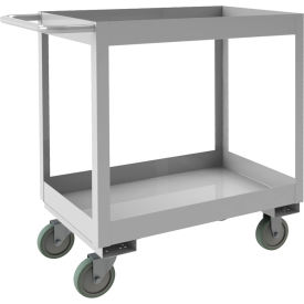Durham Mfg® Stock Cart w/ 2 Shelves Stainless Steel 1200 lb. Capacity 42