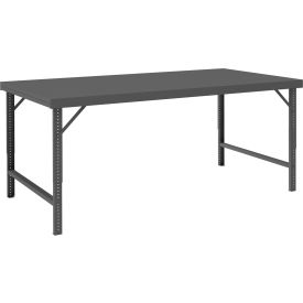 Durham Mfg.® Adjustable Height Folding Leg Workbench 60 x 36-1/4