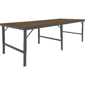 Durham Mfg.® Adjustable Height Folding Leg Workbench 120 x 48-1/4