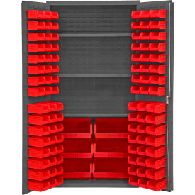 Durham Storage Bin Cabinet 3501-BDLP-102-3S-1795 - 102 Red Hook-On Bins 3 Adj. Shelf 36