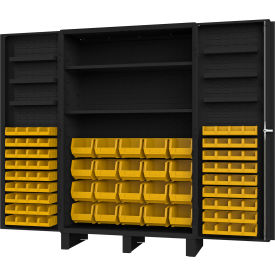 Durham Mfg.® Heavy Duty Bin Storage Cabinet 84 Bins All-Welded 48