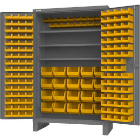Durham Mfg.® Extra Heavy Duty Bin Cabinet 164 Bins All-Welded 48
