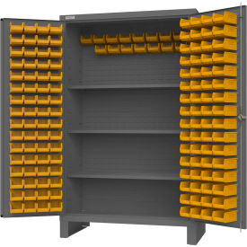 Durham Mfg.® Heavy Duty Bin Storage Cabinet 144 Bins All-Welded 48