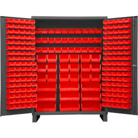 Durham Storage Bin Cabinet SSC-227-1795 - 227 Red Hook-On Bins 60