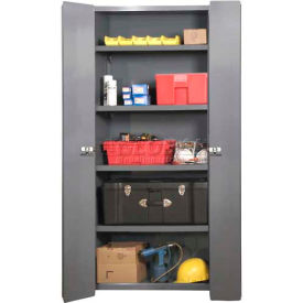 Durham® HD Storage Cabinet with 4 Shelves & Bi-Folding Door 14 Gauge 36