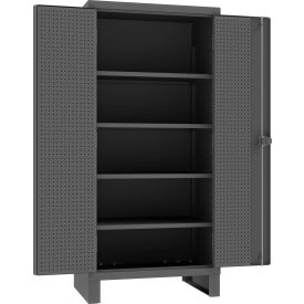 Durham® Heavy Duty Pegboard & Shelf Cabinet 12 Gauge 36
