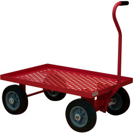 Durham Mfg.® Pneumatic Wheel Platform Truck w/Push Handle 1200 lb. Cap. 38-5/16