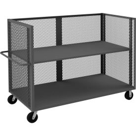 Durham Mfg.® 3 Sided Mesh Truck w/2 Shelves 3000 lb. Cap. 78-1/2