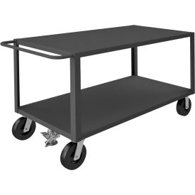 Durham Mfg.® Heavy Duty Cart with 2 Shelves 5000 lb. Cap. 66-3/8