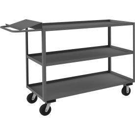 Durham Mfg.® Order Picking Cart w/3 Shelves 3000 lb. Cap. 75-5/16