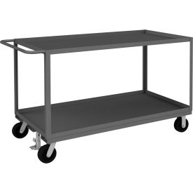 Durham Mfg.® Stock Cart with 2 Shelves 2400 lb. Cap. 66-1/4