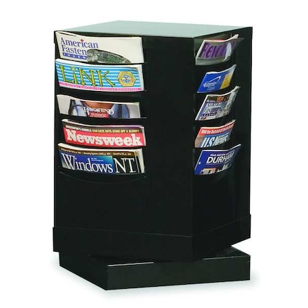 Magazine Display 20 Compartments, 14-1/8