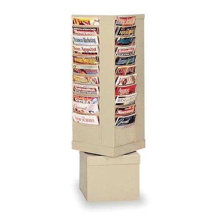 Magazine Display 44 Compartments, 14-1/8