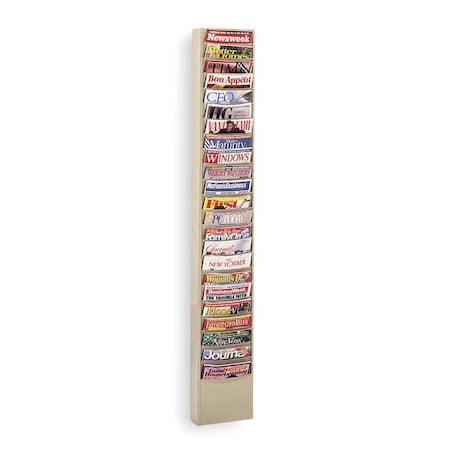Literature Rack 20 Compartments, 13-1/8