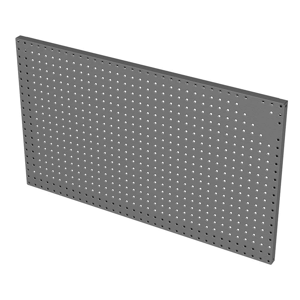Peg Boards, Board Type: Wall Mounted Panel , Number of Panels: 1 , Material: Steel , Color: Gray , Contents: Pegboard Panel, (10) 8 in Hooks  MPN:915-95