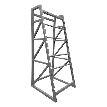 Cable Reel Rack, Gray MPN:CRR-36X36X84-95