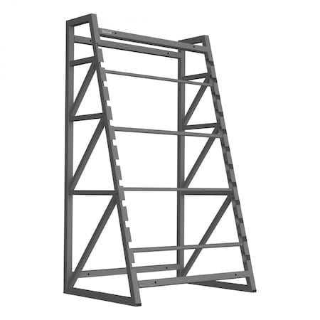 Cable Reel Rack, Gray MPN:CRR-48X36X84-95
