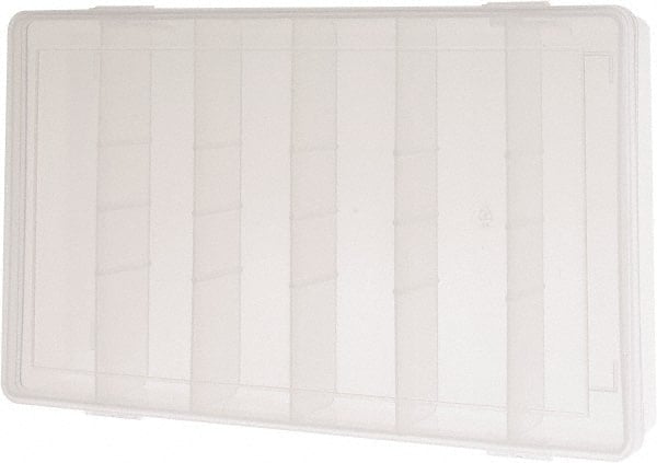 6 Compartment Clear Small Parts Compartment Box MPN:SP6-CLEAR