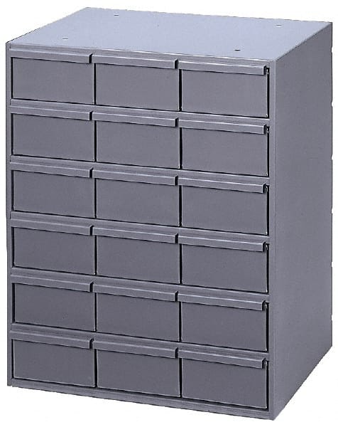 18 Drawer, Small Parts Steel Storage Cabinet MPN:006-95