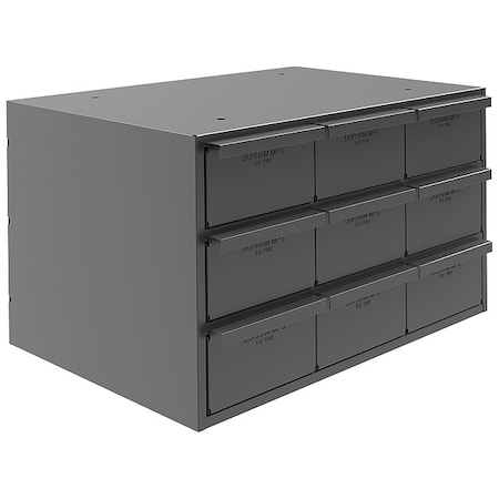 Prime Cold Rolled Steel, Drawer Bin Cabinet, 12 1/4 in D x 11 in H x 17 1/4 in W MPN:004-95