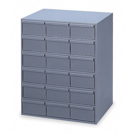 Prime Cold Rolled Steel, Drawer Bin Cabinet, 12 1/4 in D x 21 1/4 in H x 17 1/4 in W MPN:006-95