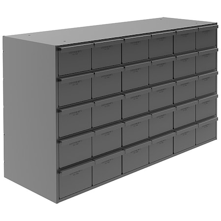 Prime Cold Rolled Steel, Drawer Bin Cabinet, 12 1/4 in D x 21 in H x 33 3/4 in W MPN:034-95
