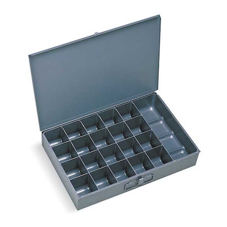 Steel, Compartment Drawer, 12 1/2 in D x 3 1/8 in H x 18 3/8 in W MPN:109-95-D570