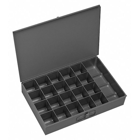 Large, 21 opening, compartment box for small parts storage, Individual MPN:109-95-RSC-IND