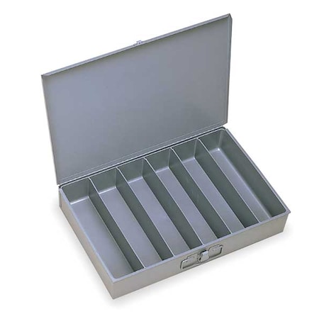 Steel, 6 compartments, 12 1/2 in D x 3 1/8 in H x 18 3/8 in W MPN:117-95-D925