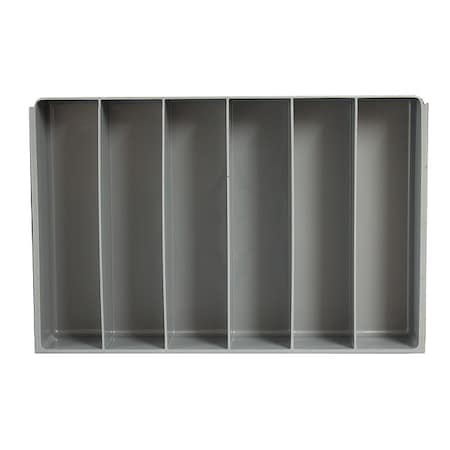 Compartment Drawer Insert with 6 compartments, Polypropylene, 3
