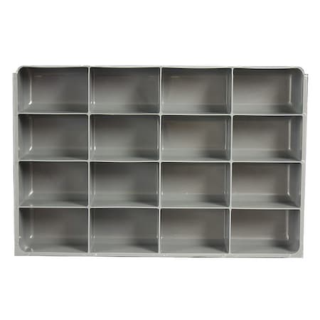 Compartment Drawer Insert with 16 compartments, Polypropylene, 3