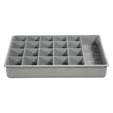 Compartment Drawer Insert with 21 compartments, Polypropylene, 3