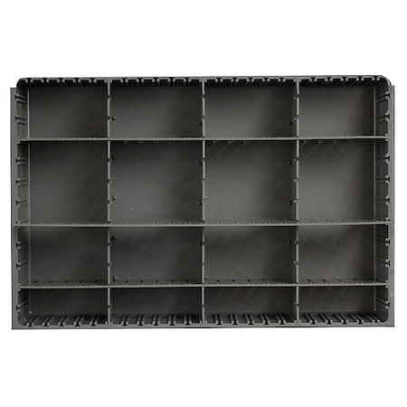 Compartment Drawer Insert with 6 compartments, Polypropylene, 3