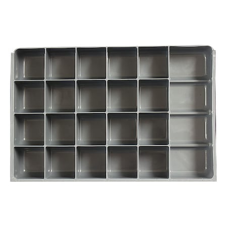 Compartment Drawer Insert with 21 compartments, Polypropylene, 2