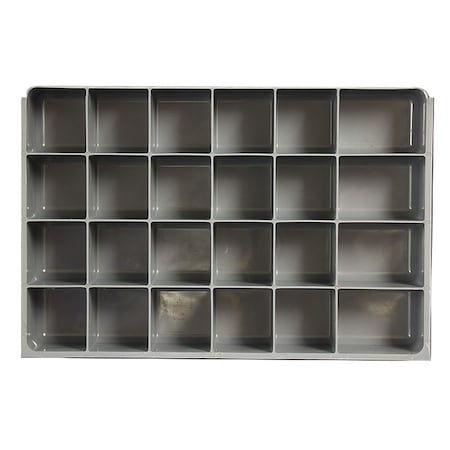 Compartment Drawer Insert with 24 compartments, Polypropylene, 2