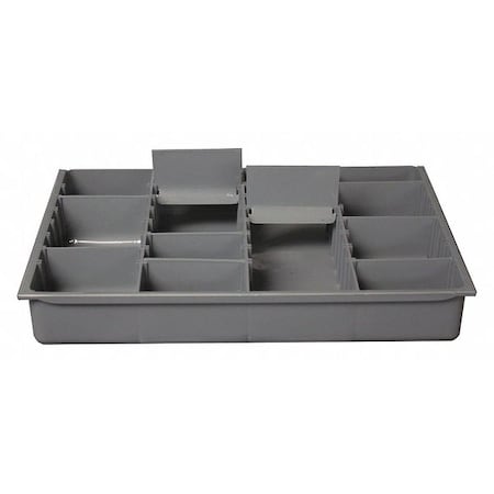 Compartment Drawer Insert with 4 compartments, Polypropylene, 2