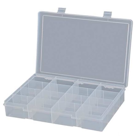 Compartment Box with 16 compartments, Plastic, 2-5/16