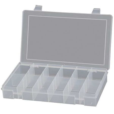 Compartment Box with 12 compartments, Plastic, 1-3/4